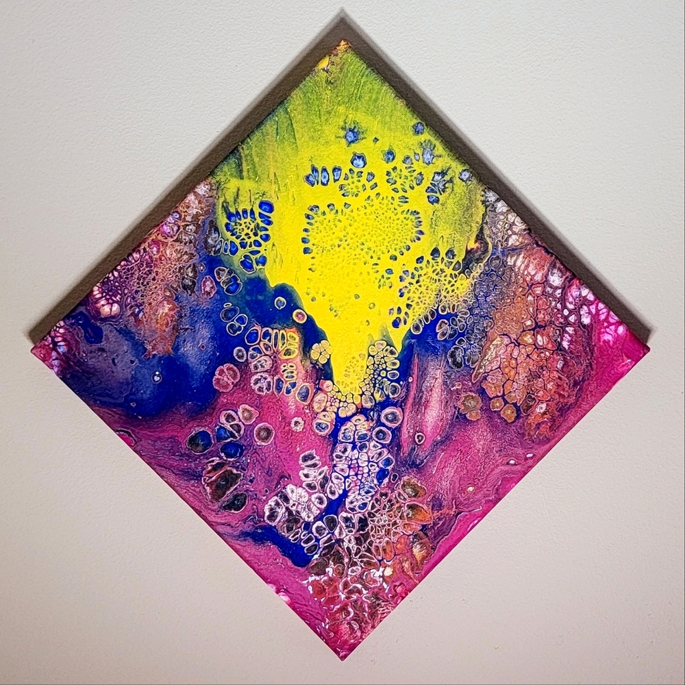 Acrylic Pour Painting / Abstract Fluid Art
